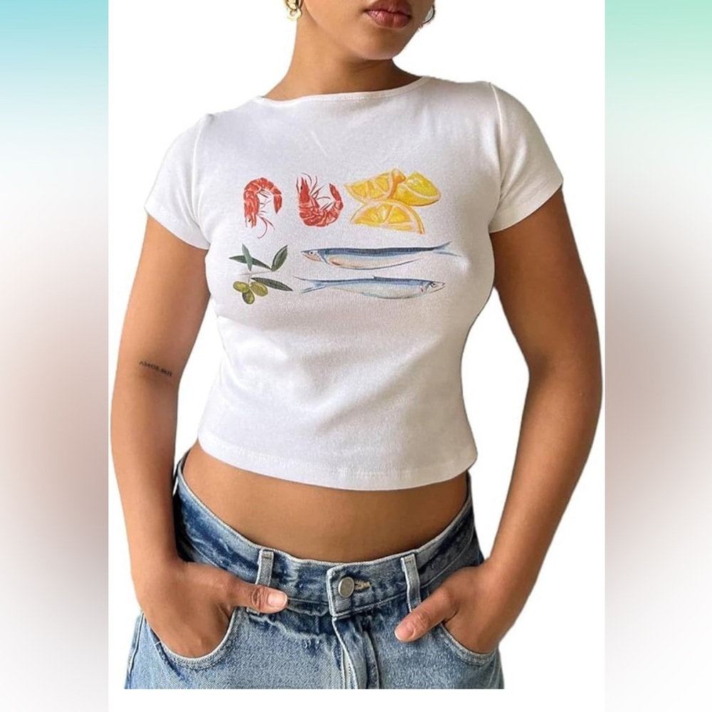 Y2k baby graphic tee